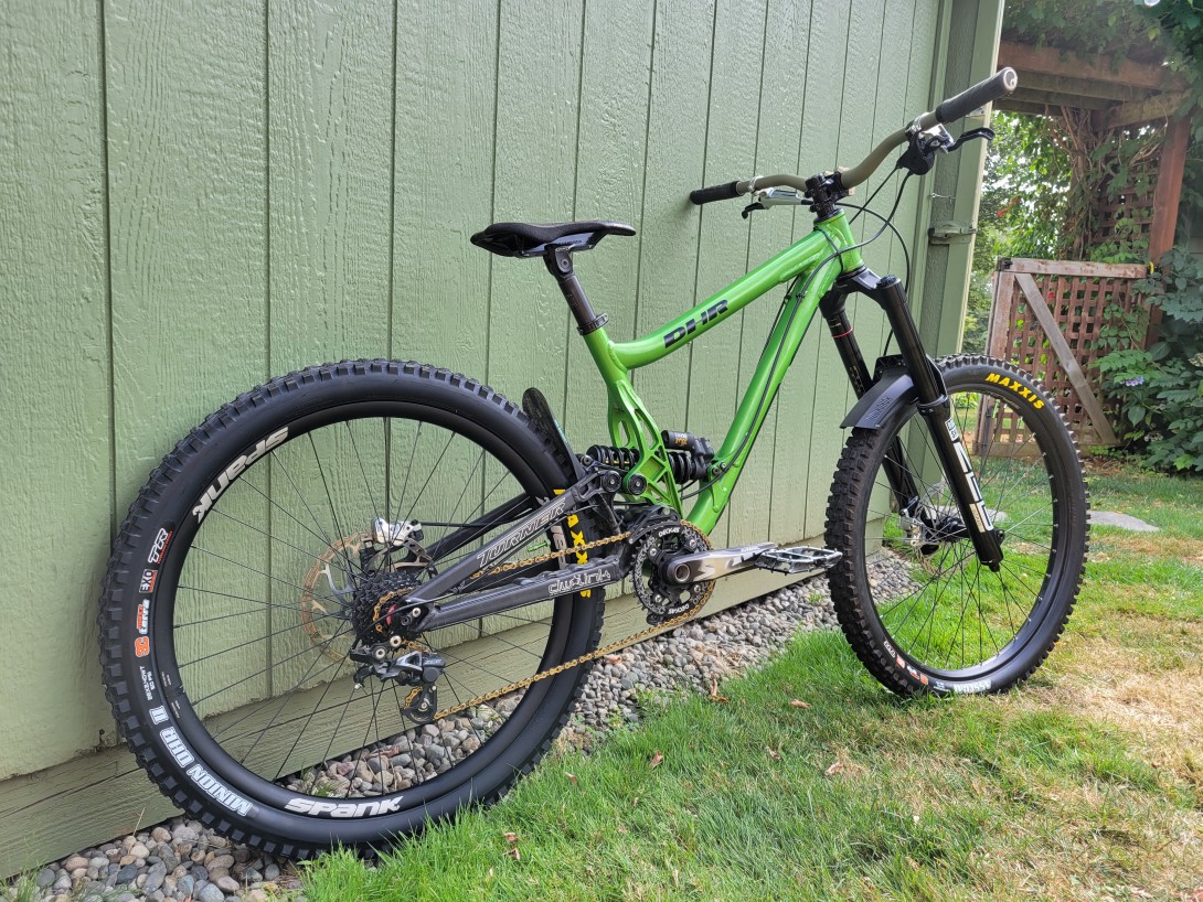 New rear wheel and tire.