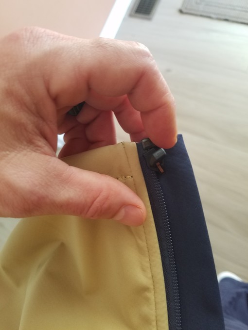 Main zipper is on the left, opposite any other brand I own