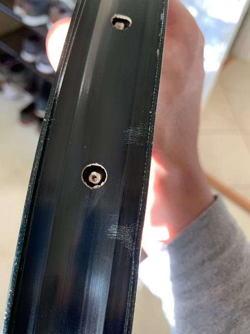 Rim splinters
