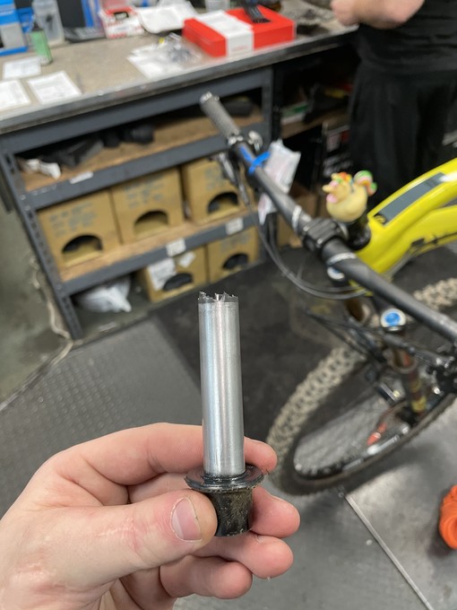 Broken axle